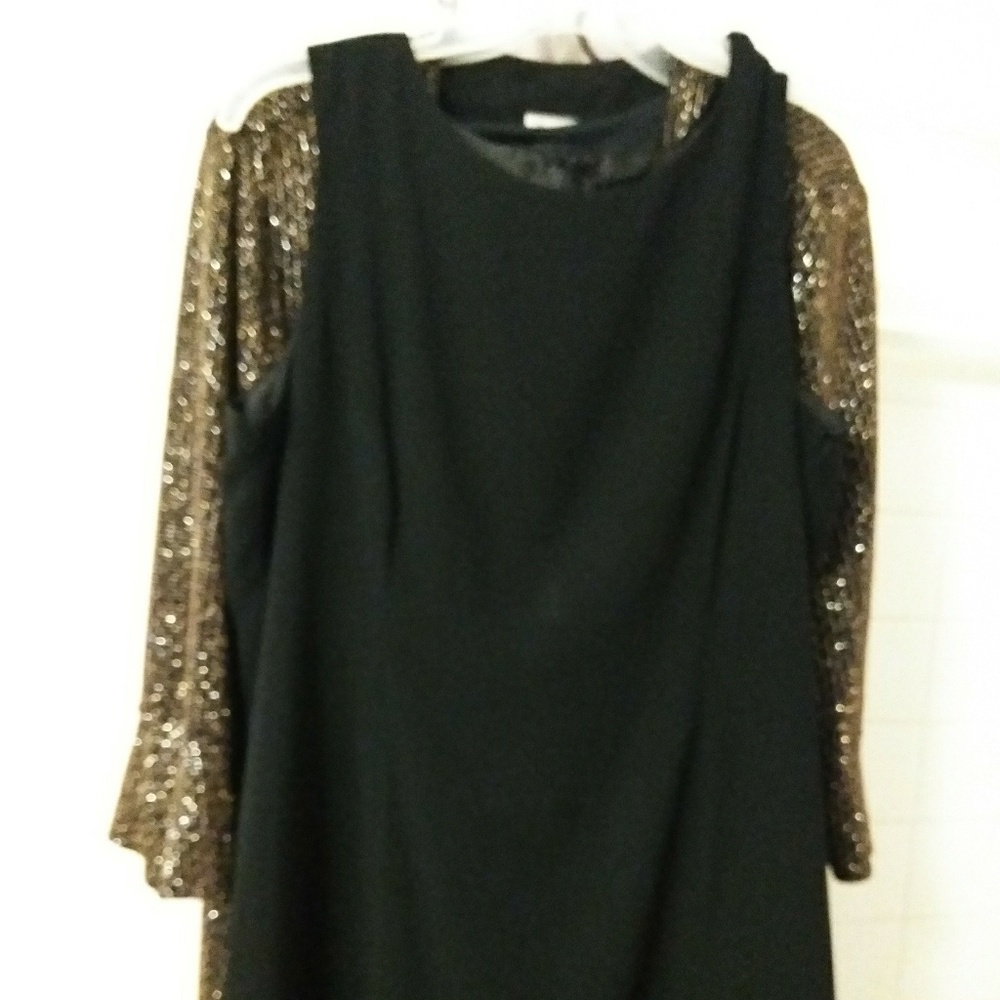 Simple black dress sz 16-18